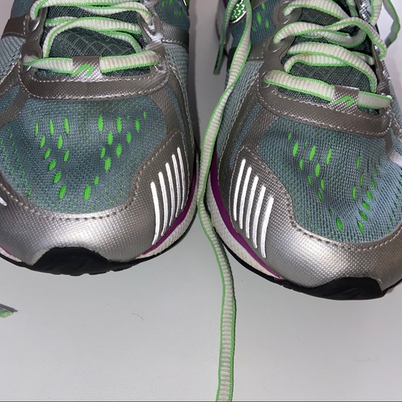 Newton 3.0 Running Shoes Women’s 10.5 purple silver green - Picture 3 of 9